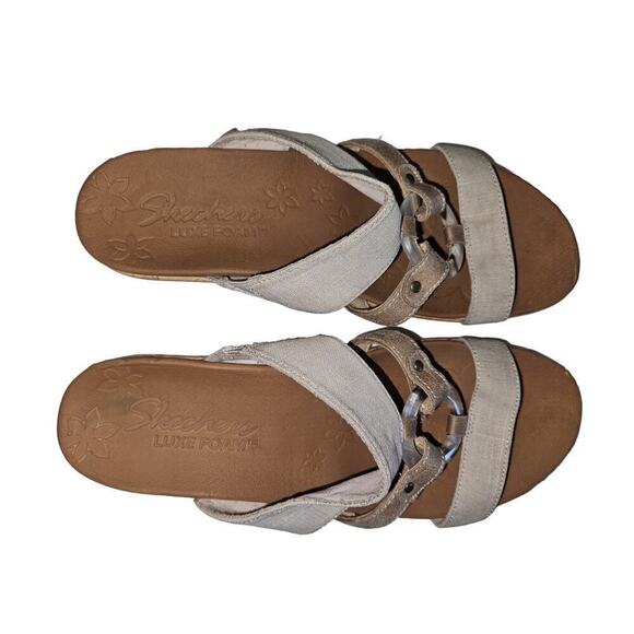 Skechers Women's Beverlee Sail Away Sandals  Sz 10 - Picture 7 of 10